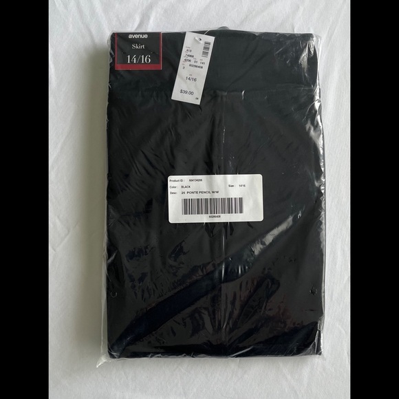 14/16 Ponte Pencil Skirt, WW - Picture 3 of 4